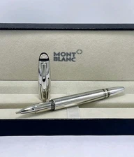 Montblanc Starwalker Roller Cheque Silver Body & Clips Ballpoint Pen I Black Ink