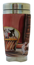 Chihuahua 16 OZ New Stainless Steel/Neoprene Travel Mug Gift Item, Made in USA
