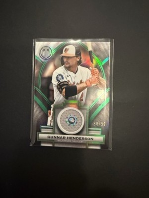 2026 Topps Tribute -Gunnar Henderson Stamp of Approval #SOA-GH Green /99 Orioles