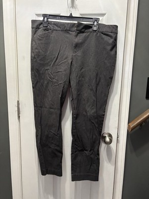 Old Navy Pixie Pants Size 16 Gray Career Office Stretch Dress Pants 
