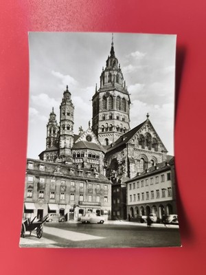 MAINZ - DOM - LEICHHOF - OLD BLACK AND WHITE POSTCARD - ANSICHTSKARTE