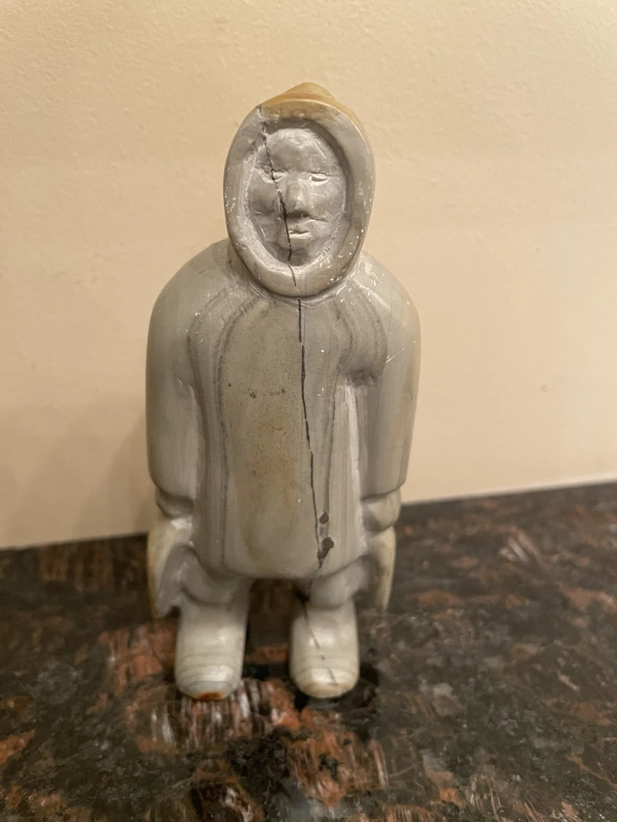 Eskimo Soapstone Carving In Art Sculptures for sale | eBay