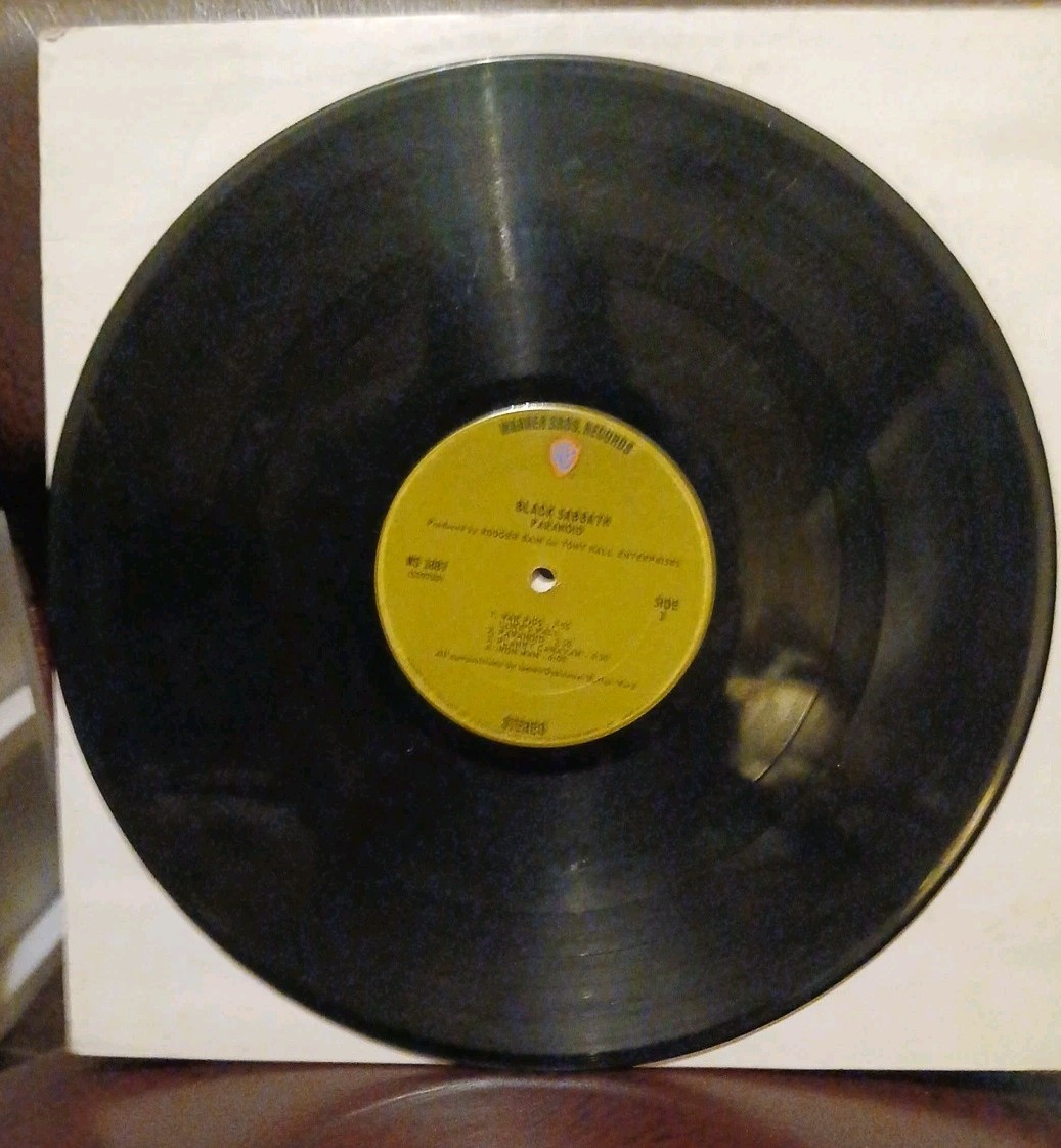 Black Sabbath Paranoid Vinyl Lp Record Album (1974) Ozzy No Cover