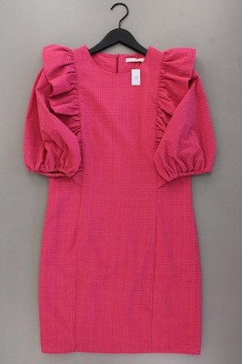 Freebird Midikleid Slim Kleid für Damen Gr. 42, L 3/4 Ärmel pink aus Polyester