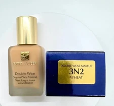 Estee Lauder Double Wear Stay-in-Place foundation 3N2 WHEAT 1oz/30ml NIB RETAIL