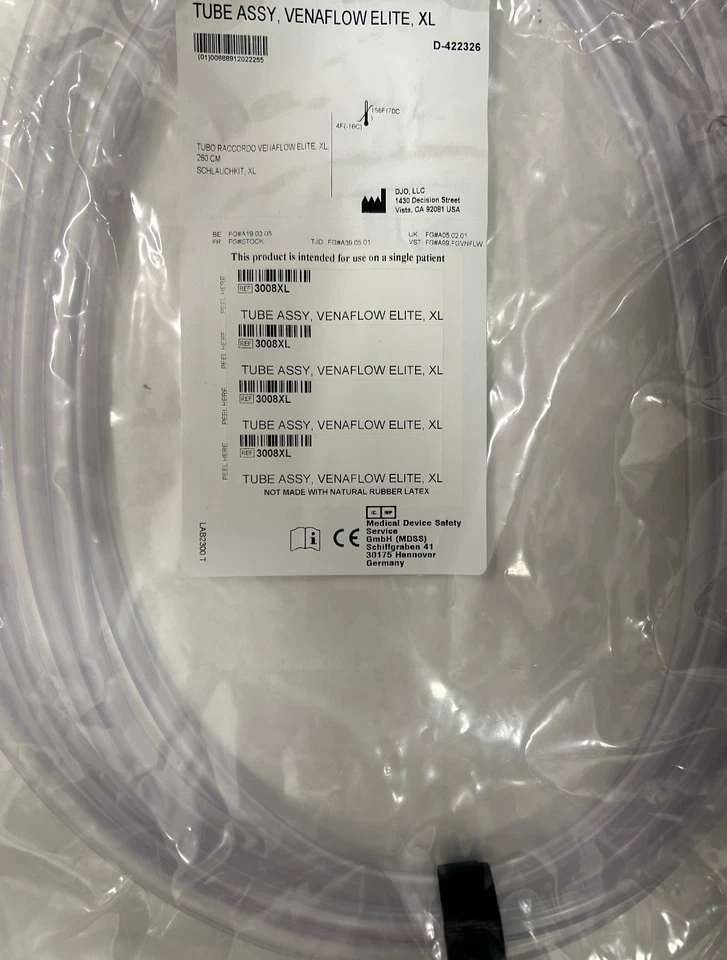 Aircast VenaFlow 3008XL 8.5 ft Tubing Assembly for the VenaFlow Elite