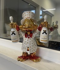 Donald Duck LV mit Moet Deko Figur Chrom Micky Maus Figure
