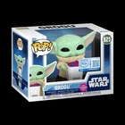Funko Pop! Grogu Flocked #825 Mandalorian  N W