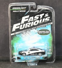 2011 Rio Police Dodge Charger from Fast & Furious 1:64 Greenlight Hollywood