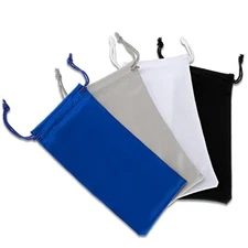 Mozeat Lens 4 Pcs Sunglass Bag Pouch Microfiber Dustproof Sunglasses Sleeve 