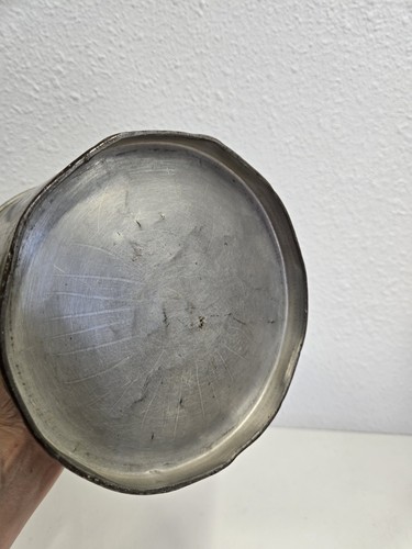 Vintage 4 Quart Milk Can Top and Handle Rustic Farmhouse Metal - Picture 12 of 15