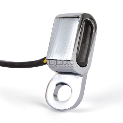 Motorcycle LED Mini Turn Signal Light Amber Handlebar Indicator For Harley Dyna - Picture 9 of 12