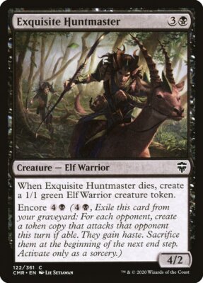 Exquisite Huntmaster 122 C Commander Legends CMR Foil