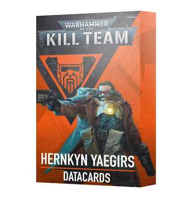 Warhammer 40k Kill Team: Hernkyn Yaegirs Votann Datacards NEW NiB