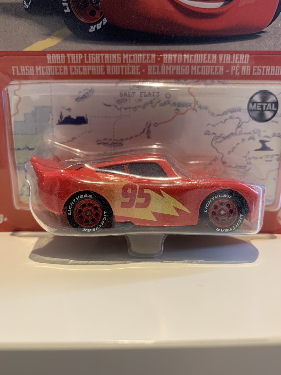 Disney Pixar Cars - Road Trip Lightning Mcqueen Diecast Mattel