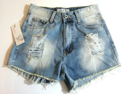 Prima DND Womens Size 4 Shorts Distressed Fringe 26 Waist New with Tag