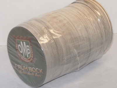 2009 FULL PACK OF COASTERS! OLDE MECKLENBURG BREWERY/FRÜH BOCK HELLES BOCK BEER!