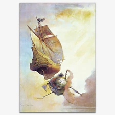 Vintage Print 25- The Galleon