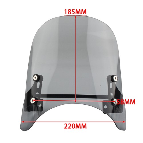 Windshield Windscreen Protector fit for HONDA REBEL 1100 DCT CMX 1100 21-24 Gray - Picture 7 of 11
