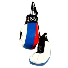 Mini Boxhandschuhe für Auto Anhänger Autospiegelanhänger Russland Russia Boxen