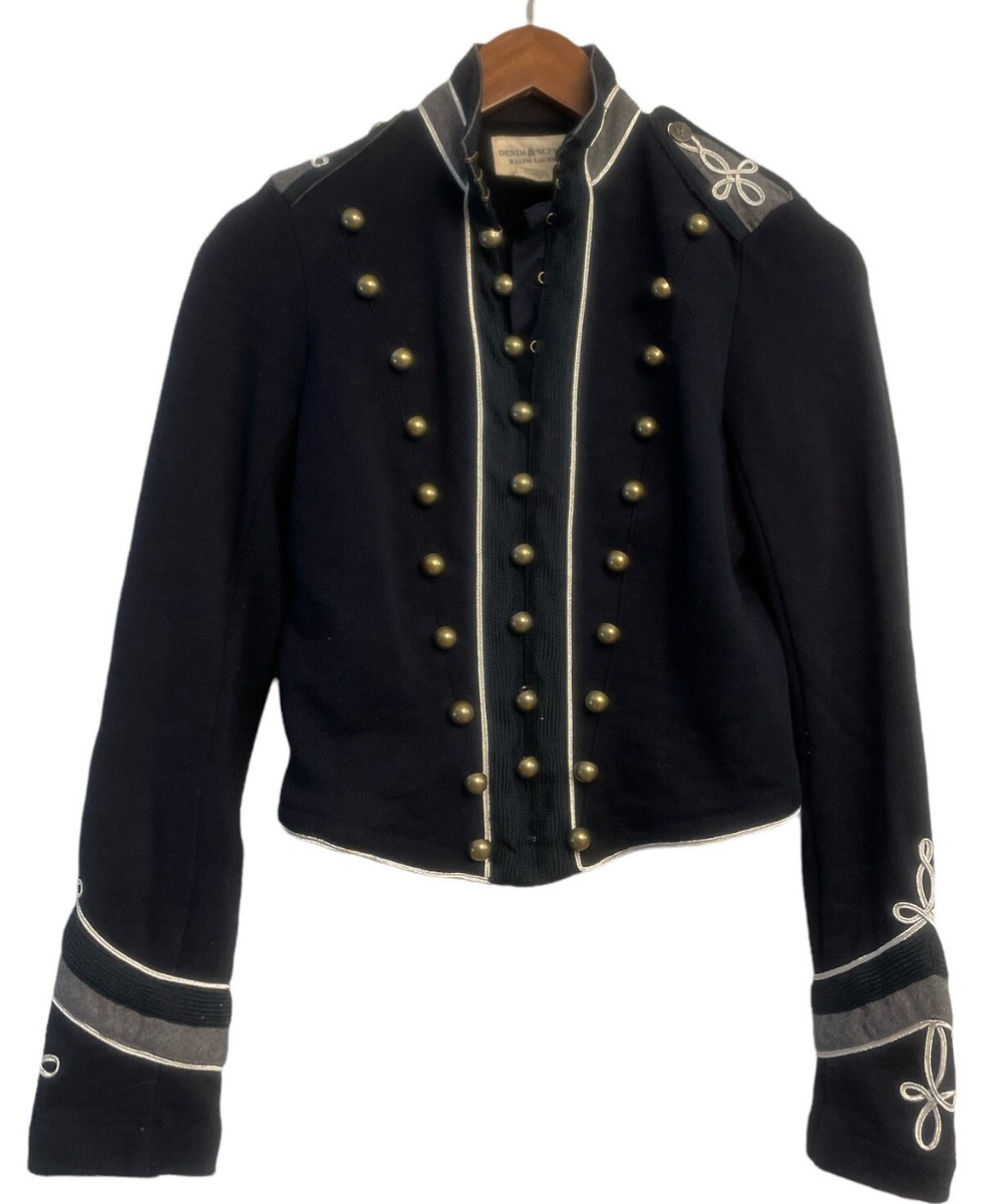 Denim & Supply Ralph Lauren Navy Black Jacket RRL Band Denim & Supply Ralph Lauren Navy Black Jacket RRL Band