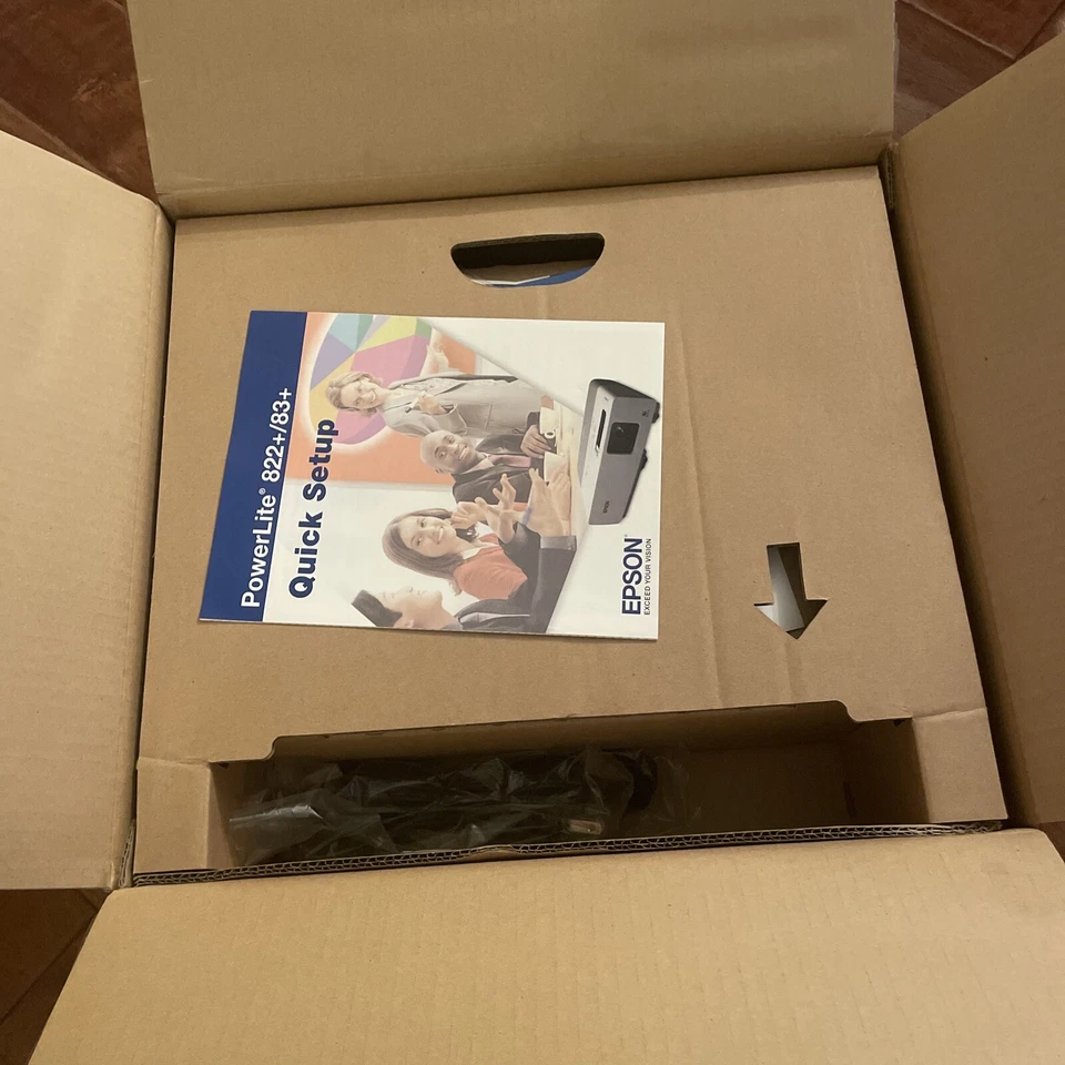 Epson Portable PowerLite 822+ 3LCD Projector Digital Multimedia 1080i HDMI Video - Image 2 of 4