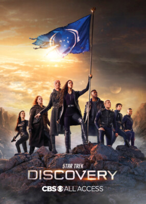 STAR TREK DISCOVERY Season Promo Card Burnham Saru