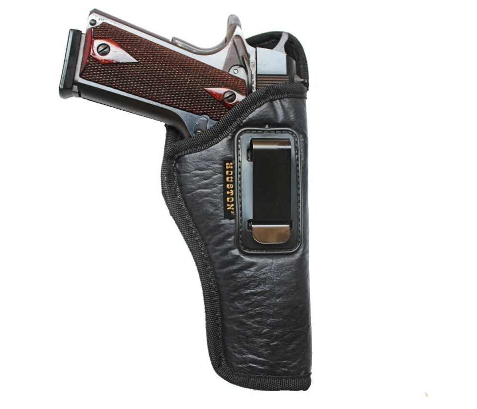1911 5" Full Size (Colt/Kimber/Springfield/S&W) Houston Black IWB Gun Holster - Image 3 of 4