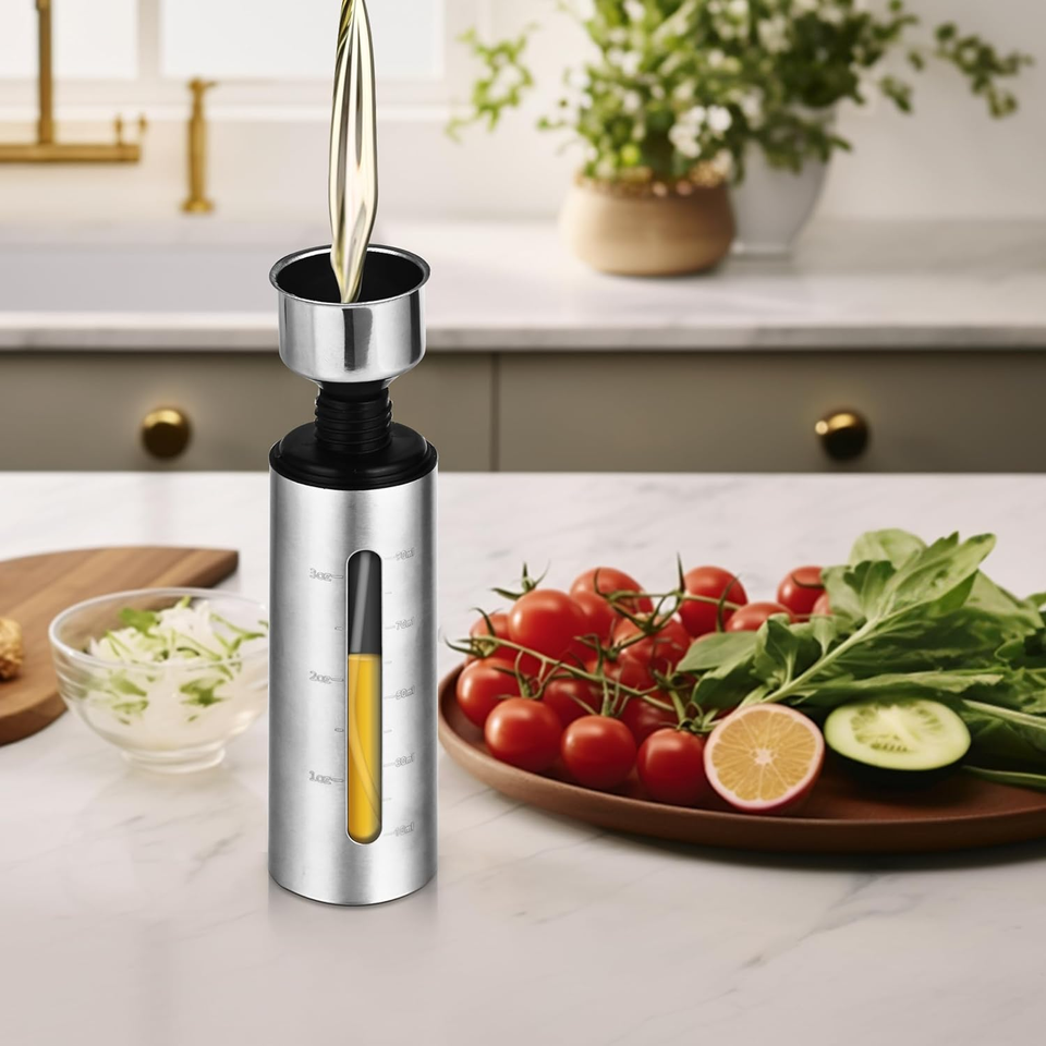 Oil Sprayer for Cooking,100Ml Stainless Steel Cooking Oil Spray Bottle
