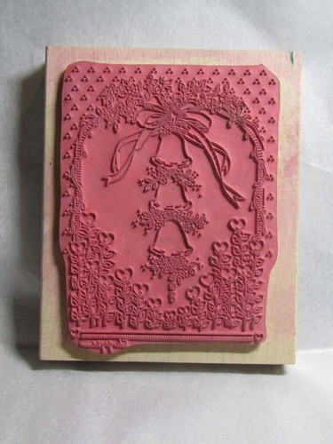 BRIEFMARKEN PASSIEREN HOCHZEITSGLOCKEN MONTIERT GUMMISTEMPEL - Bild 2 von 3