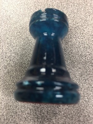 blue marble chess set