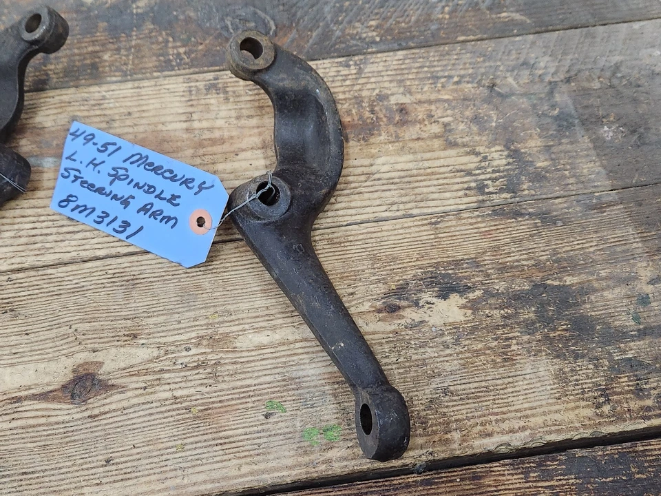 Nuevo de Lote Original Lincoln & Mercury 1949 1950 1951 Par de Brazos de Dirección de Eje Derecha y Derecha Brazo Foto 3 de 4