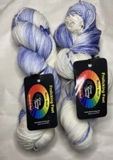 Done Roving Yarns Frolicking Feet 2-skein Bundle / 100% Merino / 480yds Each