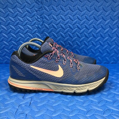 Nike Zoom Wildhorse 3 Womens Shoes Blue Trail Hiking Athletic Sneaker Size 10