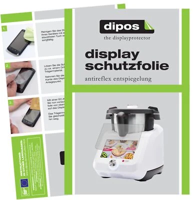 DIPOS Pellicola Protettiva per Monsieur Cuisine smart SKMS 1200 A1 B2 Schermo