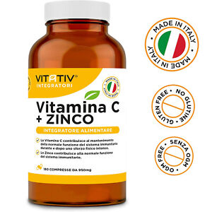 VITATIV ® Vitamina C 1000 mg + Zinco 180 Compresse - Integratore Alimentare