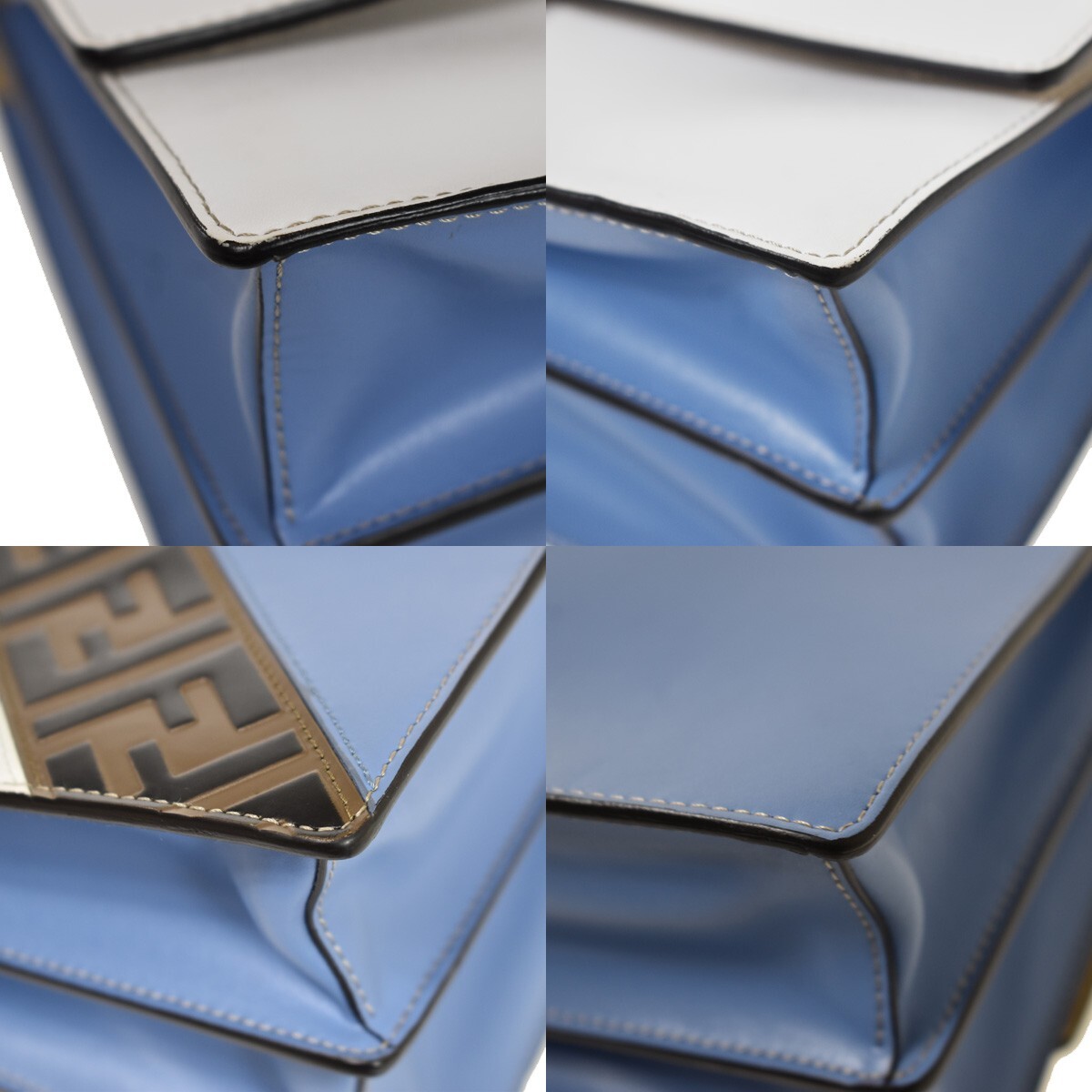 FENDI x FILA Collaboration 2Way Hand Bag Zucca Leather Brown FENDI x FILA Collaboration 2Way Hand Bag Zucca Leather Brown