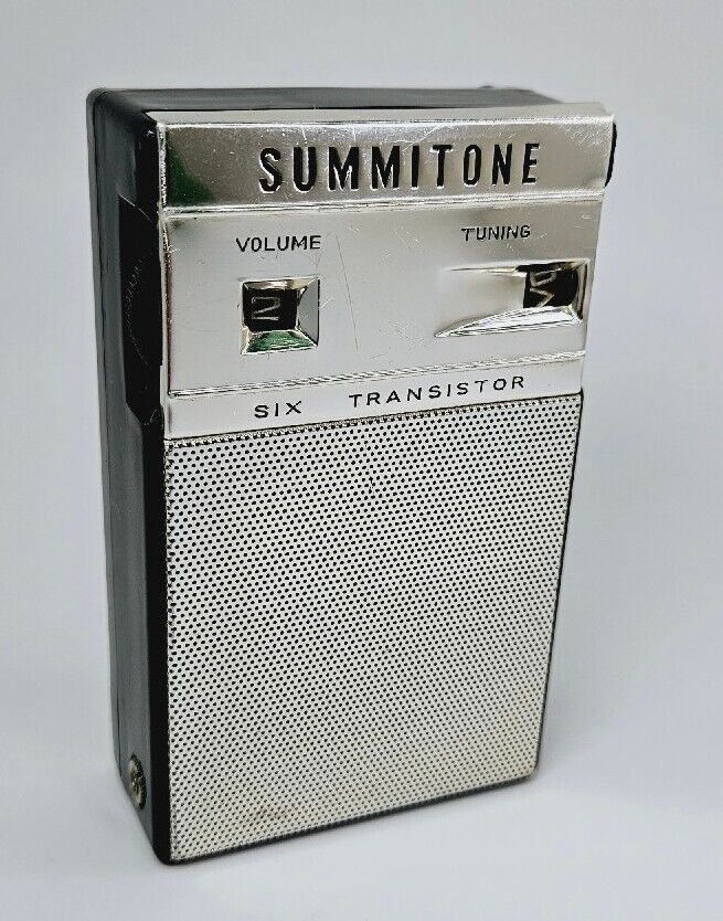 VINTAGE Antique transistor radio - Summitone - Six - 1960s VINTAGE Antique transistor radio - Summitone - Six - 1960s