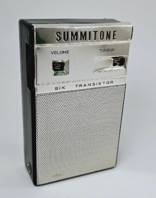 VINTAGE Antique transistor radio - Summitone - Six - 1960s VINTAGE Antique transistor radio - Summitone - Six - 1960s