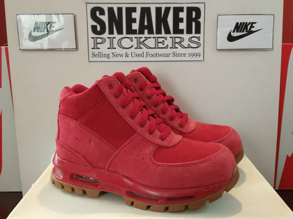 Botas Nike Air Max Goadome GS - 311567 602 - Gimnasio Rojo / Goma - 5Y / Para mujer: 6,5 Foto 4 de 4