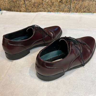 FLORSHEIM IMPERIAL Dress Shoes Red-Brown Cap Toe Oxfords 9 E US Men\'s 93352 Vintage Men main image 4