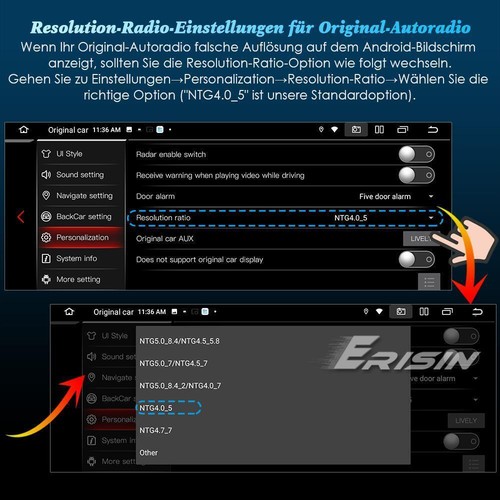 8.8” CarPlay Android 13 4G Autoradio BMW 3er E90 E91 5er E60 E61 6er E63 E64 CIC - Bild 21 von 23