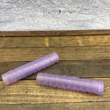 Vintage AME ATB Grips Xray Pink Purple 90s MTB ATB Mountain Old BMX X-Ray