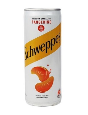 Full Can Schweppes Tangerine Limited Edition 300ml  Egypt Arabia