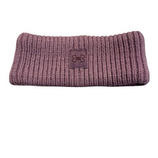 Under Armour Mujer Acanalado Tejido Vellón Forrado Diadema Calentador de Oreja Malva Púrpura