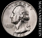 1962-D Silver Washington Quarter - Choice Gem Brilliant Unc  Lustrous  #L3328