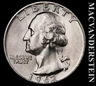 1962-D Silver Washington Quarter - Choice Gem Brilliant Unc Lustrous #L3328