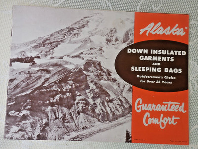 Alaska Sleeping Bag Company Down Garments & Sleeping Bags Catalog c1957