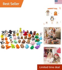 50 Unique 3D Printed Animal Figurines - Safe  Fun Fidget Toys for Classrooms