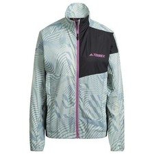 TERREX Trail Running Printed Windbreaker GreenJacket Womens Size S
